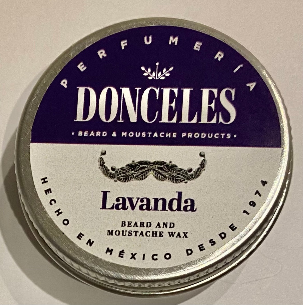 Cera para barba y bigote aroma lavanda